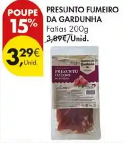 Pingo Doce Presunto fumeiro da gardunha promoção
