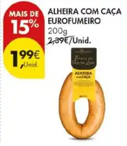 Pingo Doce alheira com caça eurofumeiro promoção