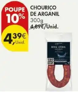 Pingo Doce Chouriço de arganil promoção