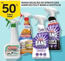 Continente sprays das marcas cillit bang e mistolin promoção