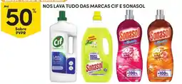 Continente Lava tudo das marcas cif e sonasol promoção