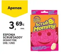 Continente esponja scrub daddy mommy pink promoção