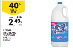Continente Lixívia neoblanc tradicional promoção