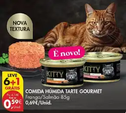 Pingo Doce comida húmida tarte gourmet frango/salmão promoção