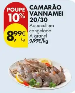 Pingo Doce Camarão vannamei 20/30 promoção