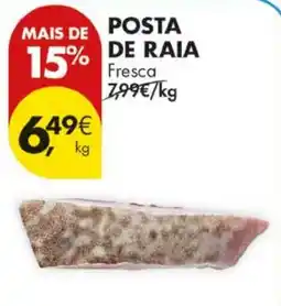 Pingo Doce Posta de raia fresca promoção