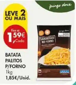 Pingo Doce Batata palitos p/forno promoção