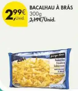 Pingo Doce Bacalhau à brás promoção