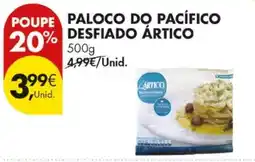 Pingo Doce paloco do pacífico desfiado ártico promoção
