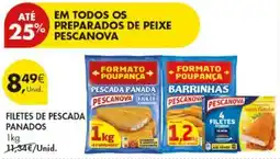 Pingo Doce filetes de pescada panados pescanova promoção