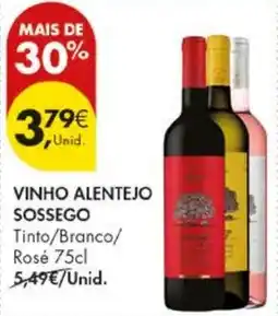 Pingo Doce vinho alentejo sossego promoção