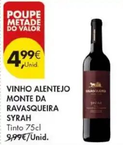 Pingo Doce vinho alentejo monte da ravasqueira syrah promoção