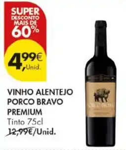Pingo Doce vinho alentejo porco bravo premium promoção