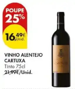 Pingo Doce vinho alentejo cartuxa promoção