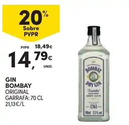 Continente gin bombay original promoção