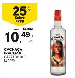 Continente Cachaça iracema promoção