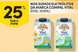 Continente Compal vital eletrólitos água de coco promoção