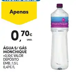Continente Água s/ gás monchique promoção