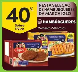 Continente hambúrgueres iglo promoção