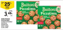 Continente Mini pizzas piccolinis promoção
