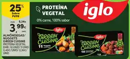 Continente Almôndegas/ nuggets green cuisine proteína vegetal promoção