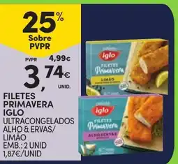 Continente filetes primavera iglo promoção
