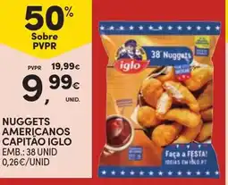 Continente Nuggets americanos capitão iglo promoção