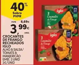Continente Crocantes de frango iglo promoção