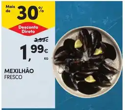 Continente Mexilhão fresco promoção