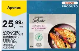Continente Cavaco-de-mocambique continente seleção promoção