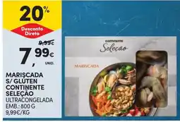 Continente Mariscada continente seleção promoção