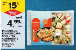 Continente Preparado p/ mariscada s/ gluten continente promoção