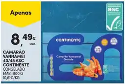 Continente Camarão vannamei grande continente promoção