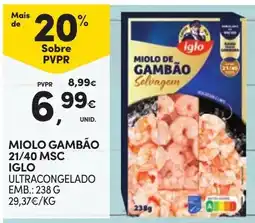 Continente miolo gambão iglo promoção
