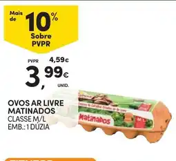 Continente ovos ar livre matinados promoção