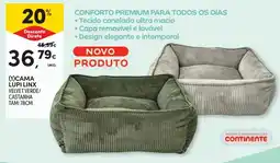 Continente Cama lupi linx velvet verde/castanha promoção