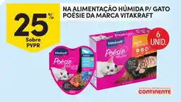 Continente Na alimentação húmida P/ gato poésie da marca vitakraft promoção