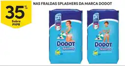 Continente Fraldas splashers da marca dodot promoção