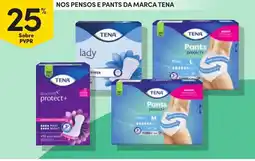 Continente Nos pensos e pants da marca tena promoção