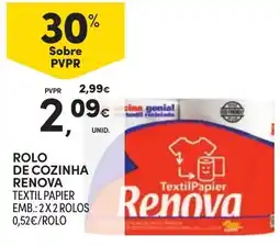 Continente rolo de cozinha renova promoção
