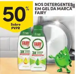 Continente detergentes em gel da marca fairy promoção