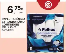 Continente papel higiénico extraordinário continente promoção