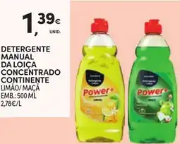 Continente Detergente manual da loiça concentrado continente promoção