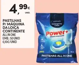 Continente Pastilhas p/ máquina da loiça continente promoção