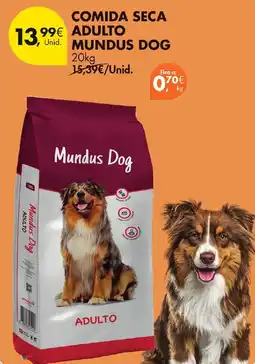 Pingo Doce comida seca adulto mundus dog promoção