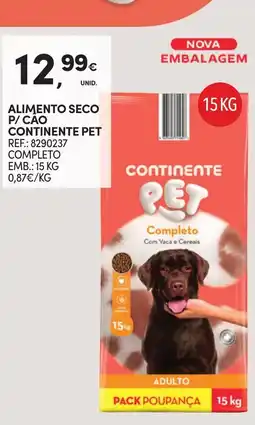 Continente Continente pet completo promoção