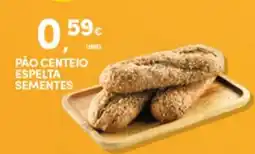 Continente pão centeio espelta sementes promoção