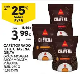 Continente Café torrado lote chavena delta promoção