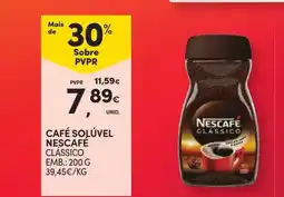 Continente café solúvel nescafé clássico promoção
