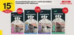 Continente Na alimentação seca P/ gato da marca continente pet premium promoção